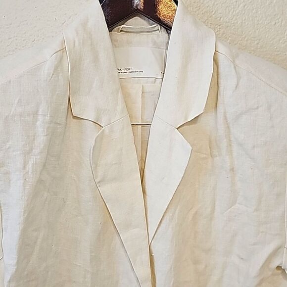 OAK & FORT Linen Blazer oversized xs - Picture 2 of 11